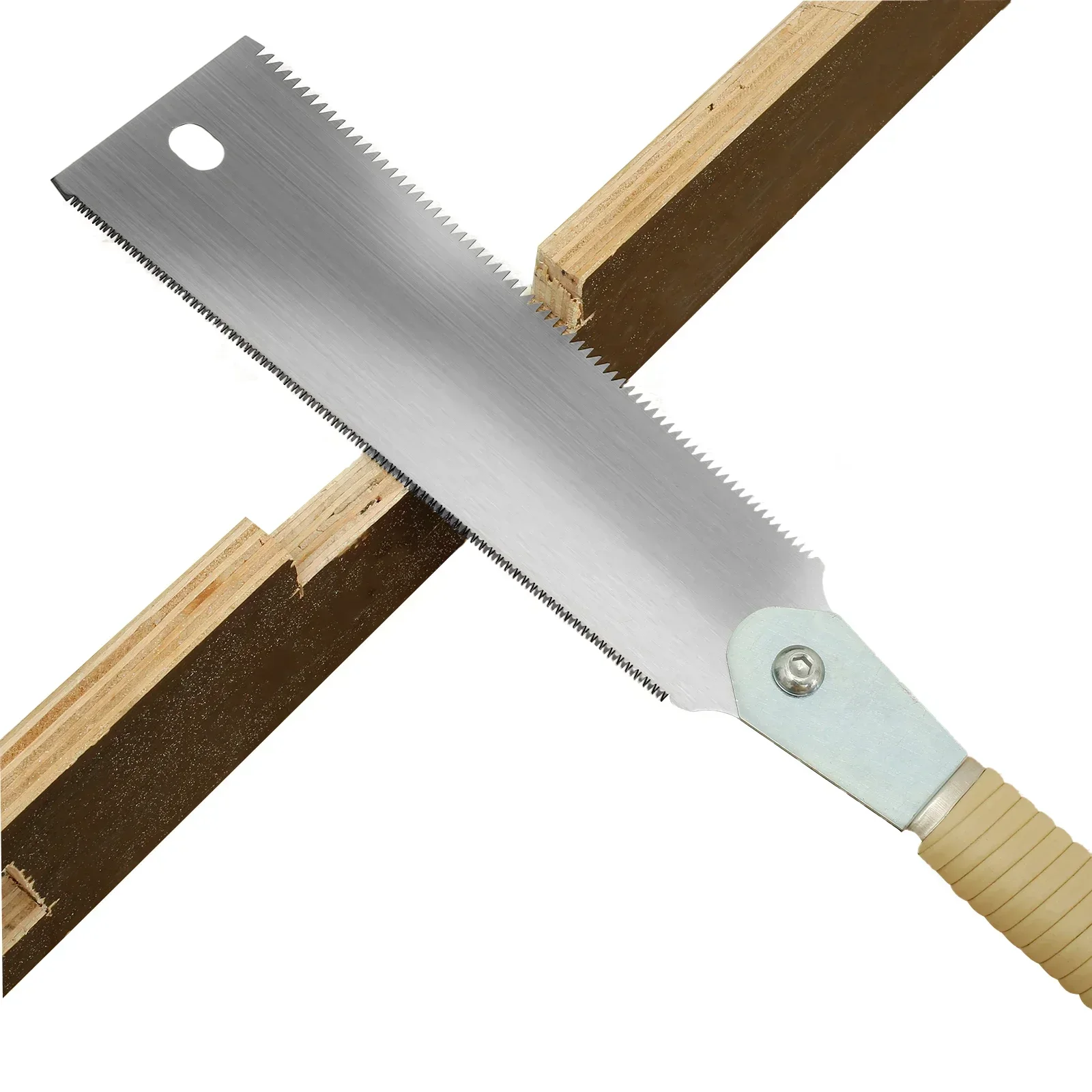 Japanese Pull Saw - 日本の両刃のハンドソー、高炭素鋼、効率的なハンドツール、シャーププル、木工、sk5、10、17 tpi、9.3