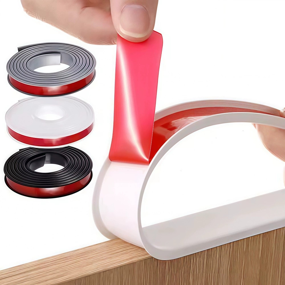 Xfasten Woodworking Tape - 5M U字型自己粘着エッジバンドテープ TPEゴム製 木製ボード 椅子 テーブル