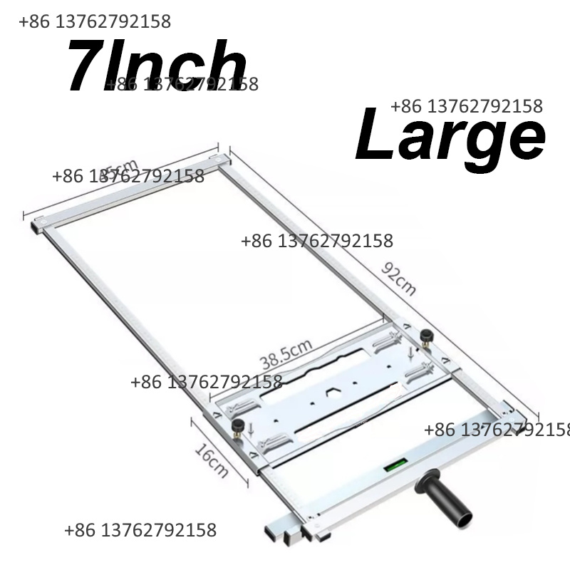 Woodworking Electric Saw - 4インチ・7インチ丸鋸ガイド位置決めプレート、ポータブルカッティングボードアクセサリー、電動木工ハンドソー機に適合
