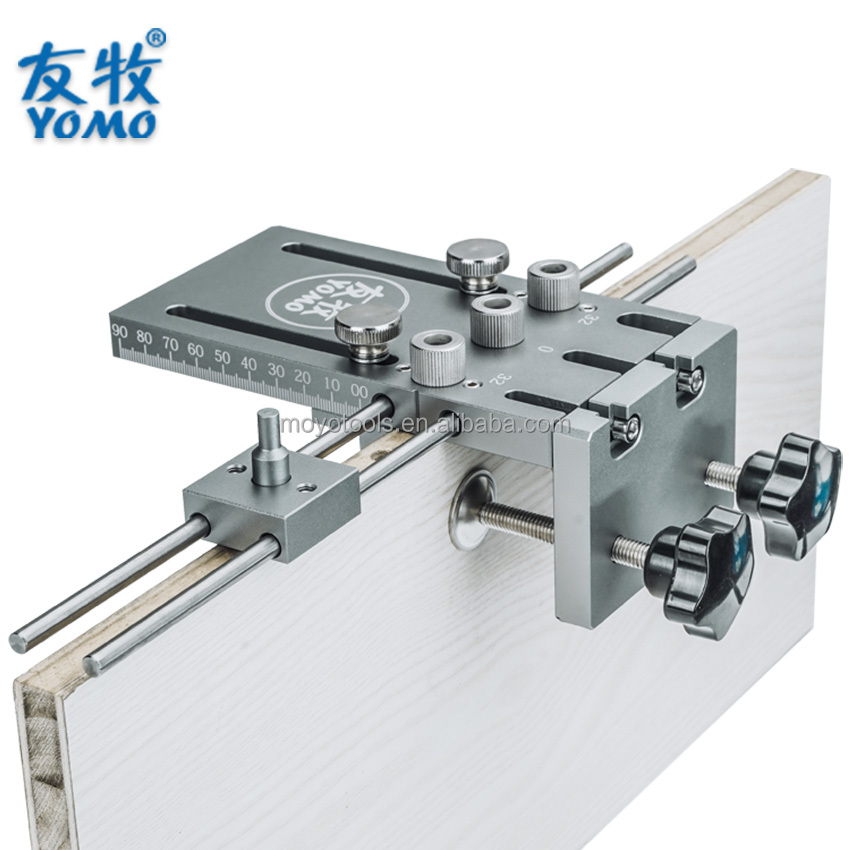 Woodworking Tools - 家具用ダボリングジグのアップグレード版、3 in 1木工用ドリルロケーターMD590、パンチングツールキットSTOC用、素早く接続・分解が可能