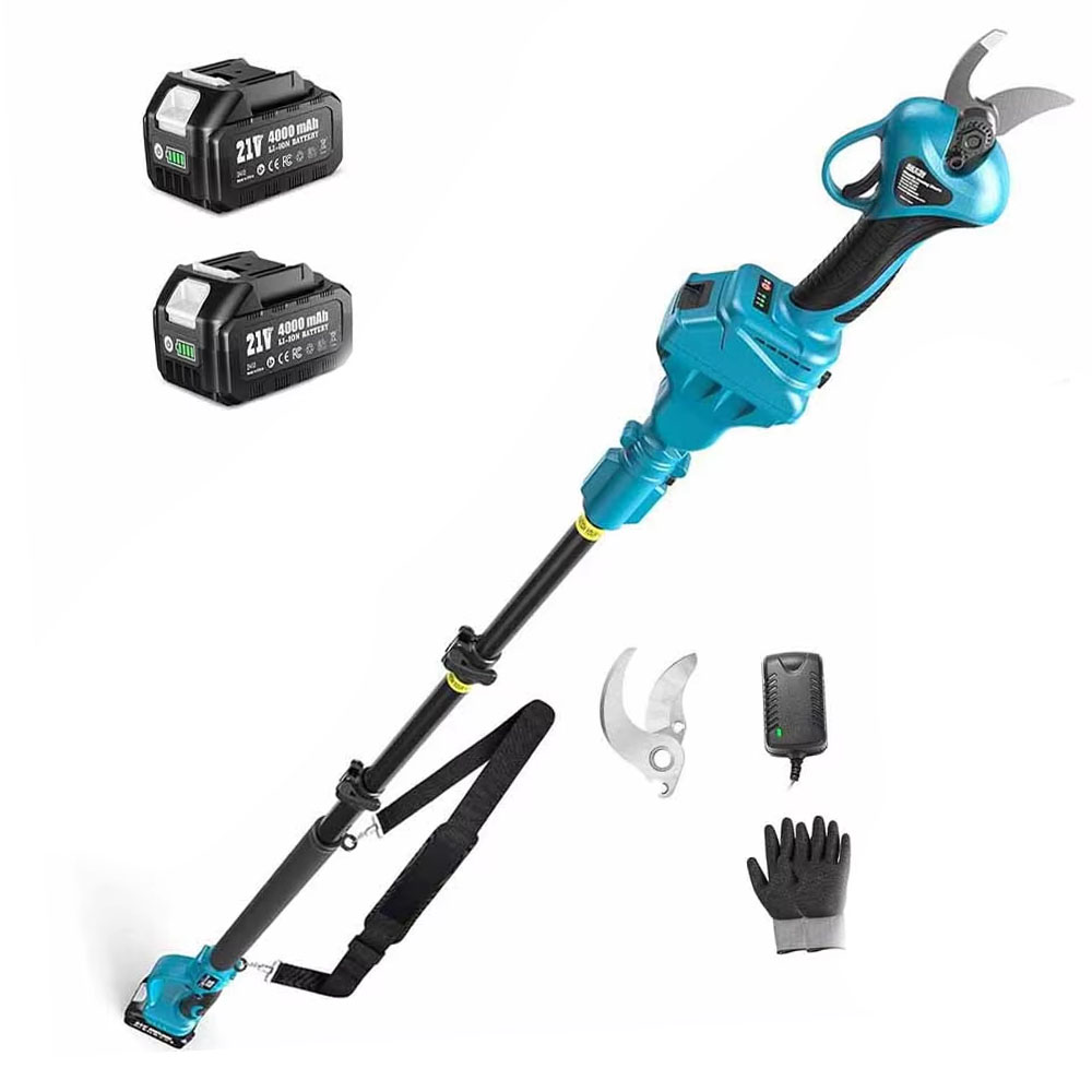 Woodworking Electric Saw - SEESII 2.5m ブラシレス伸縮ポール 33mm 電動剪定ばさみ、伸縮ポール付きコードレス剪定ツール、2 in