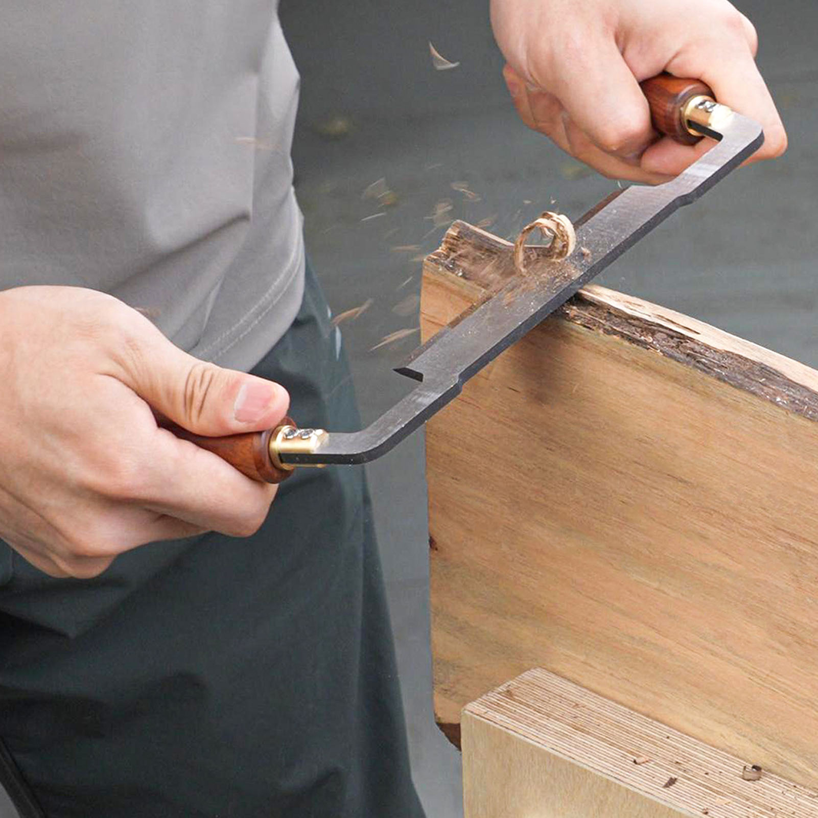 Woodworking Project Plans - ドローシェーブツール 高速度鋼 快適な滑り止めハンドル 多機能の皮むきハンドツール 木工用