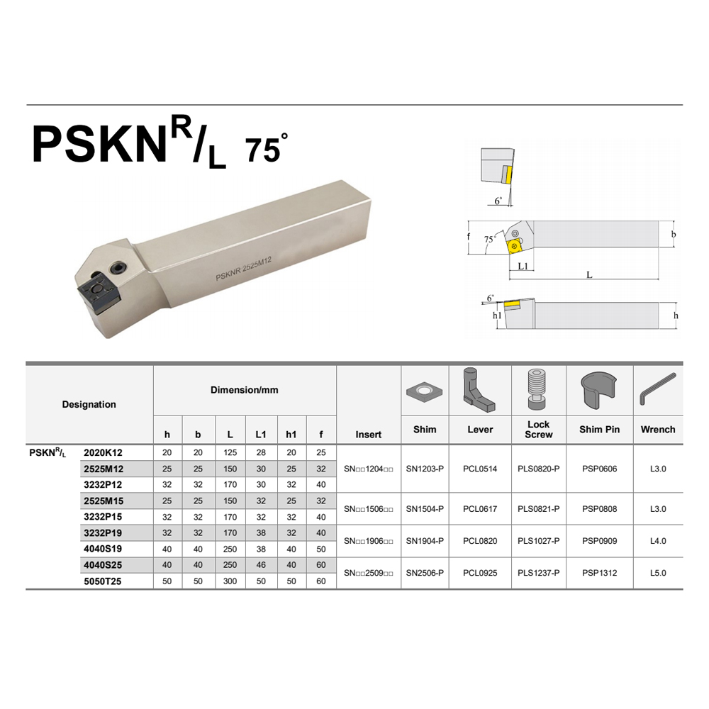 PSKNL PSKNR 2020 3232 金属旋盤カッター - Parting Tool Lathe のレビューと価格