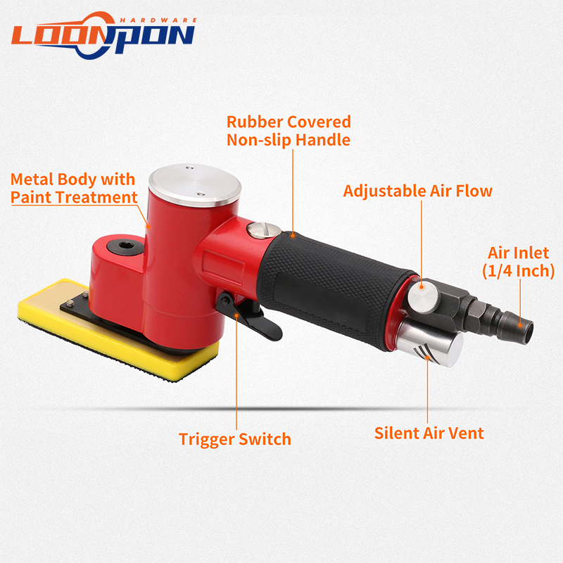 Loonpon ミニ直線エアサンダーランダム軌道空気圧サンダ - Woodworking Tool Stores のレビューと価格