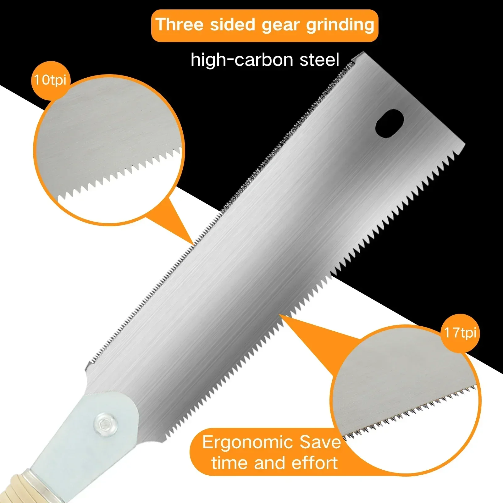 日本の両刃のハンドソー、高炭素鋼、効率的なハンドツール、シャ - Japanese Pull Saw のレビューと価格