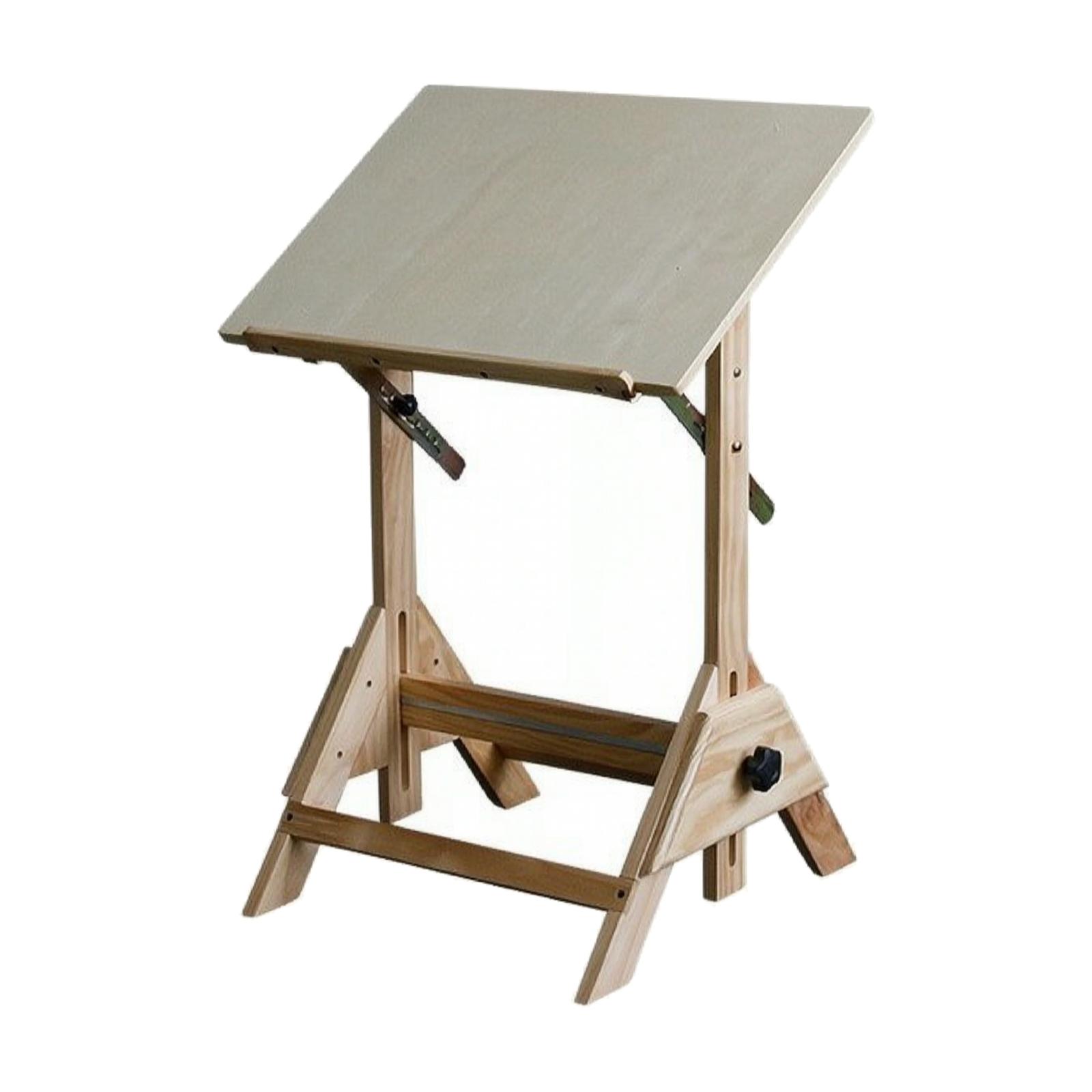 高さ調節可能なアートデスク。傾斜した天板と、作品をしっかりと - Wood Woodworking のレビューと価格