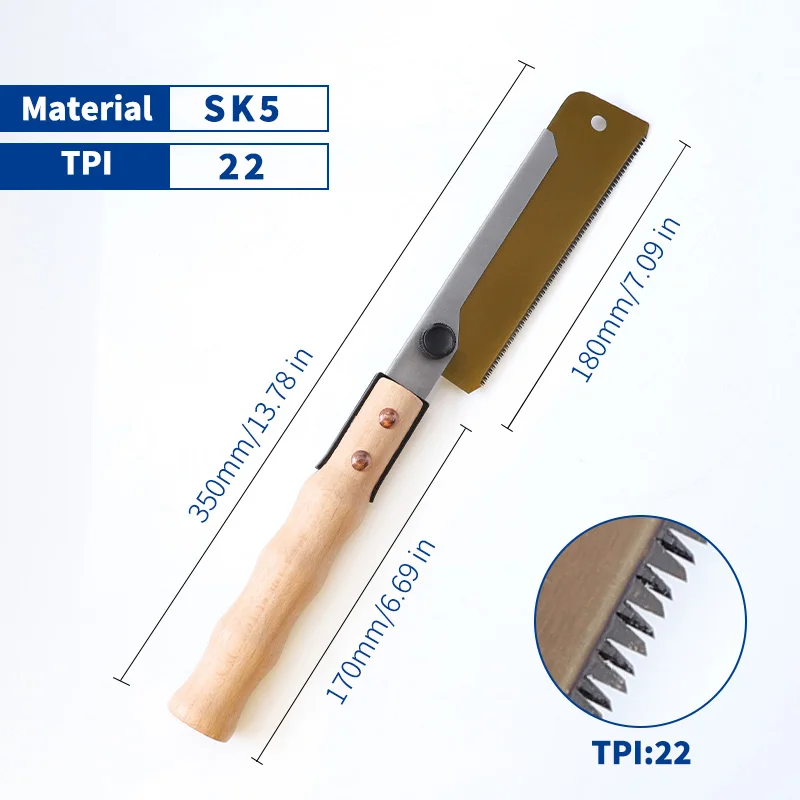日本製ハンドソー 7インチ 片刃鋸 SK5鋼 フレキシブルブ - Japanese Pull Saw のレビューと価格