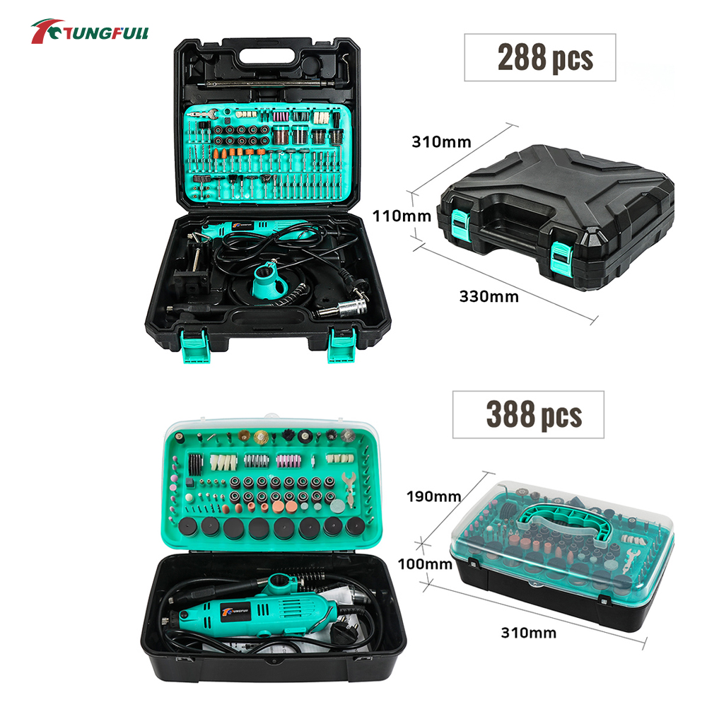 TUNGFULL ミニ電動グラインダーセット、可変速度ロータ - Woodworking Tool Stores のレビューと価格