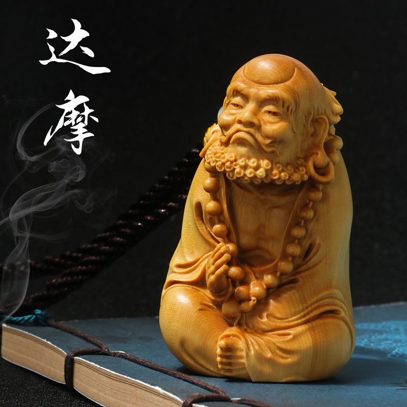 Boxwoodカービングハンドハンドルピース、仏文字、zen - Woodworking Gifts のレビューと価格