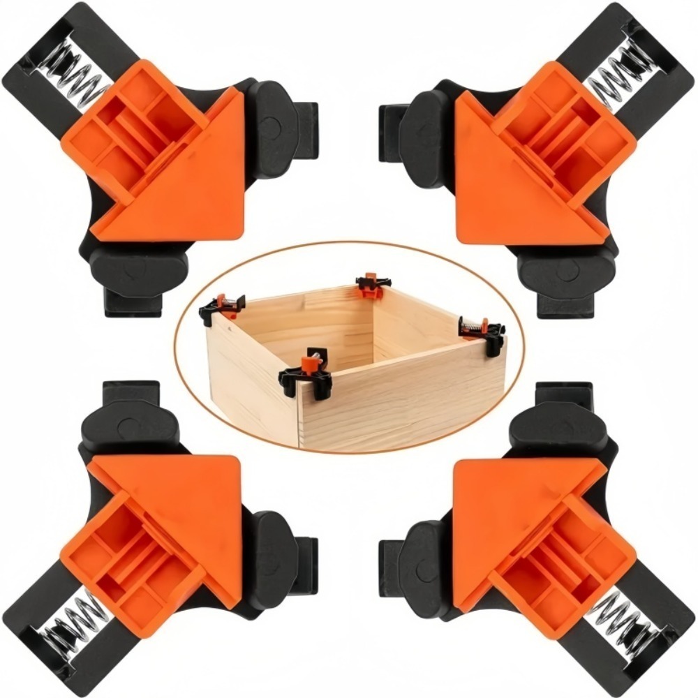 4個 90 °   直角クランプ固定クリップ額縁コーナークラ - Furniture And Woodworking のレビューと価格