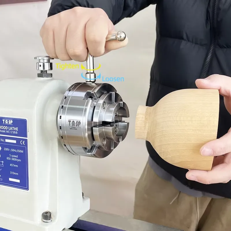TASP 4インチ木工旋盤用スクロールチャック 100mm  - Woodworking Tools のレビューと価格
