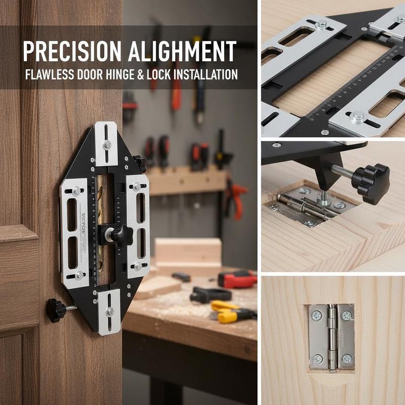 アルミニウム合金製ほぞ穴テンプレート 13x6 インチ 部屋 - Woodworking Tools のレビューと価格