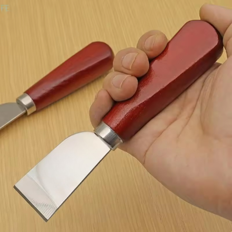 木製ハンドル付き革漉きナイフ、DIYレザークラフト用革漉きツ - Woodworking Tool Stores のレビューと価格