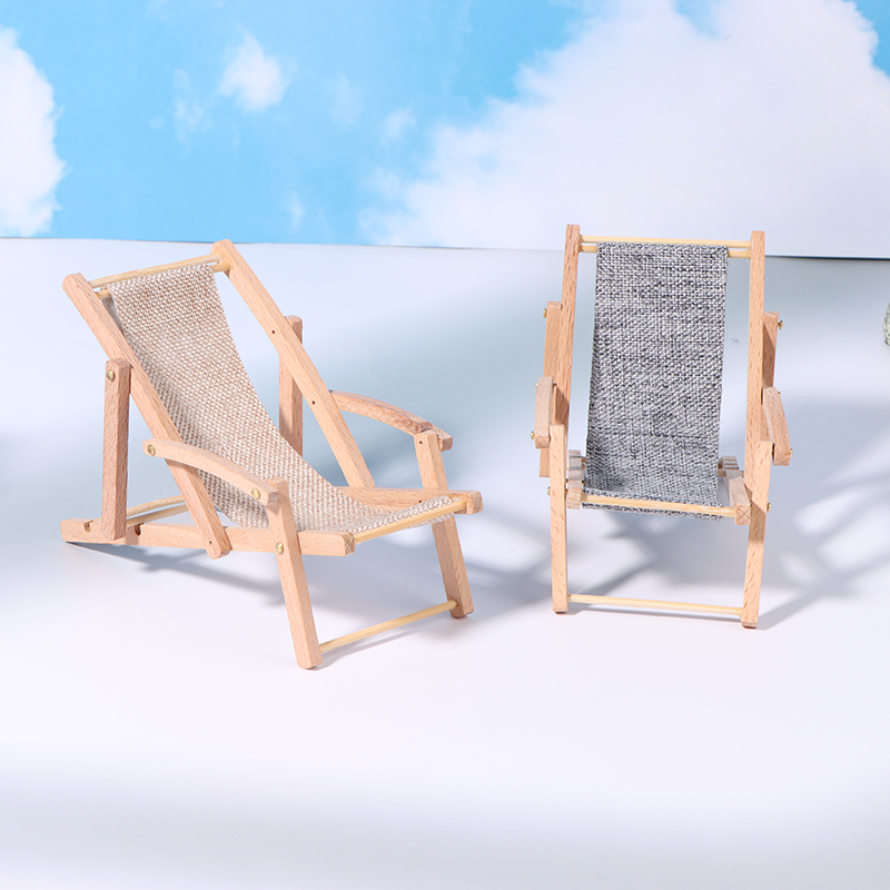 1Pc 1/12 ドールハウス折りたたみデッキチェアドールハ - Wood Woodworking のレビューと価格