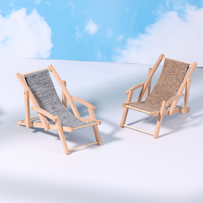 1Pc 1/12 ドールハウス折りたたみデッキチェアドールハ - Wood Woodworking のレビューと価格