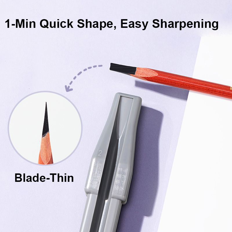 木製アイブロウペンシルシャープナー、チゼルチップ用、芯が折れ - Woodworking Tools のレビューと価格