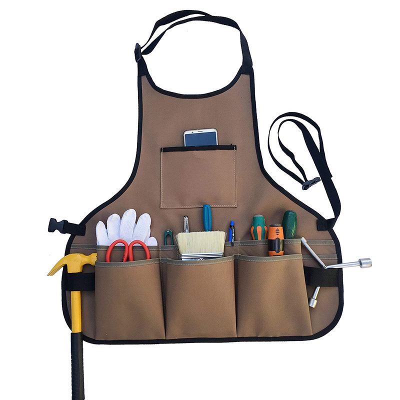オックスフォードベルトガーデンツールエプロン多機能マルチポケ - Woodworking Apron のレビューと価格