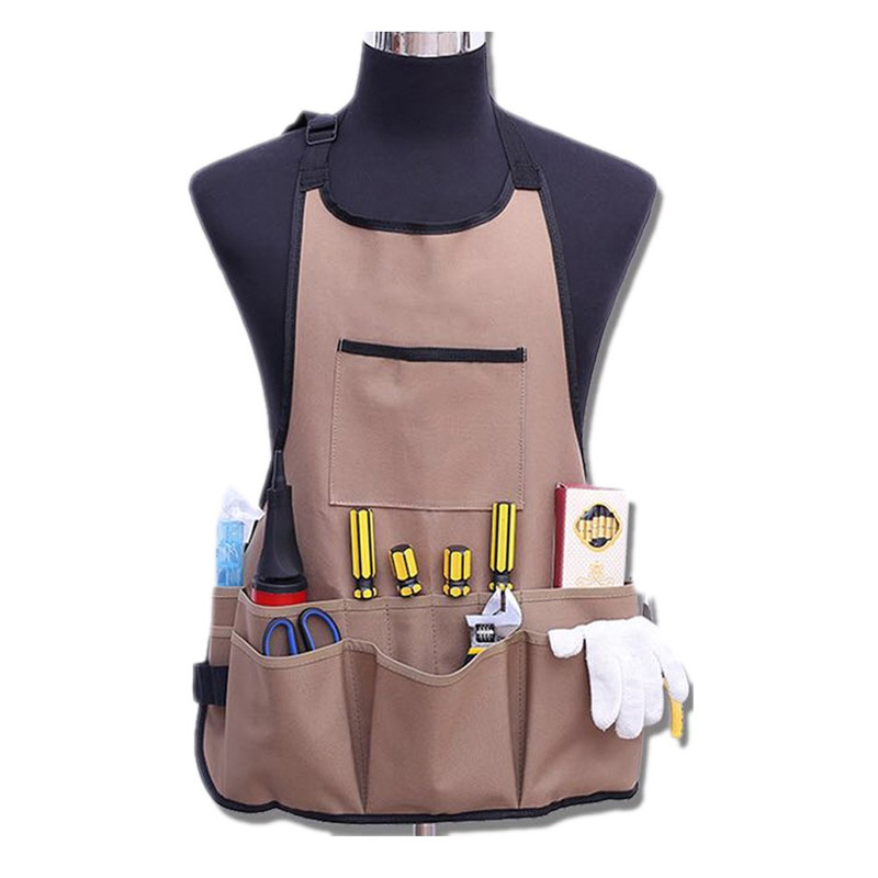オックスフォードベルトガーデンツールエプロン多機能マルチポケ - Woodworking Apron のレビューと価格
