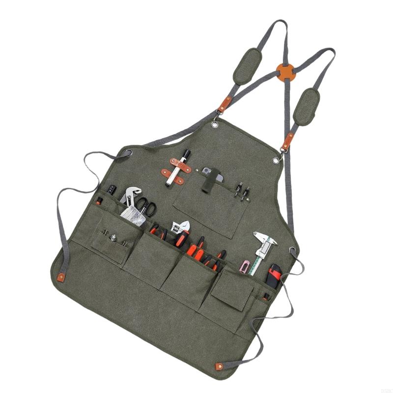 大工のワークショップのための快適なパッド入りツールエプロン  - Woodworking Apron のレビューと価格