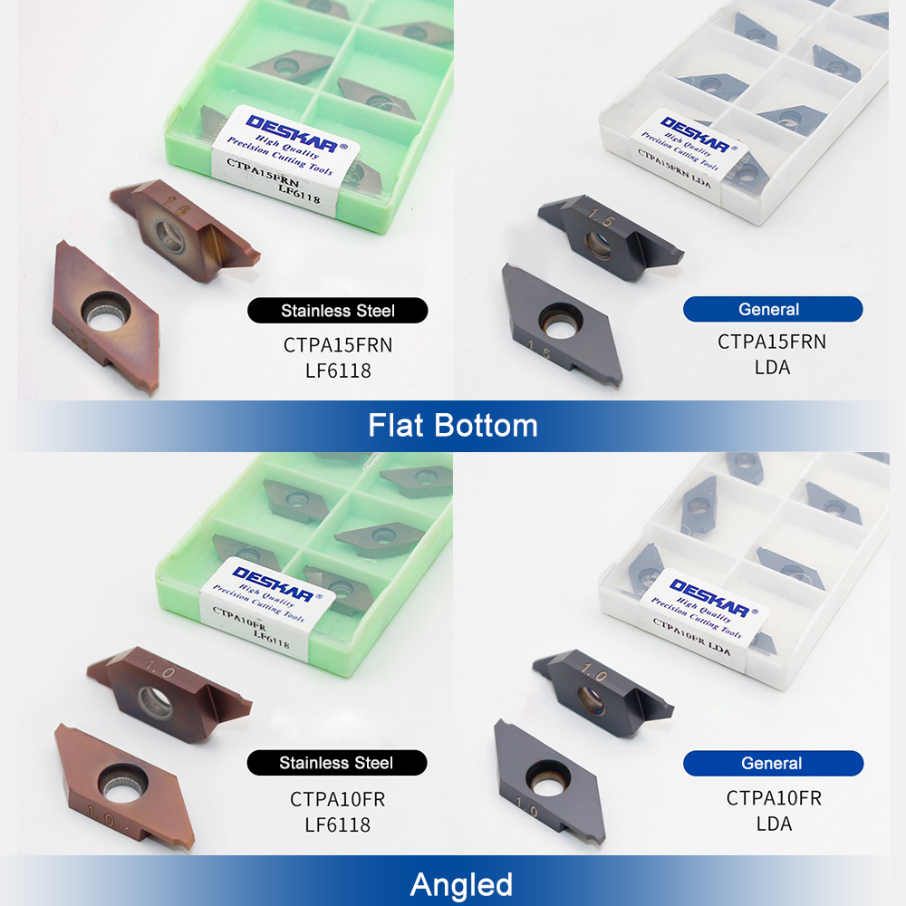 DESKAR グルービングインサート CTPA 10FRN  - Parting Tool Lathe のレビューと価格