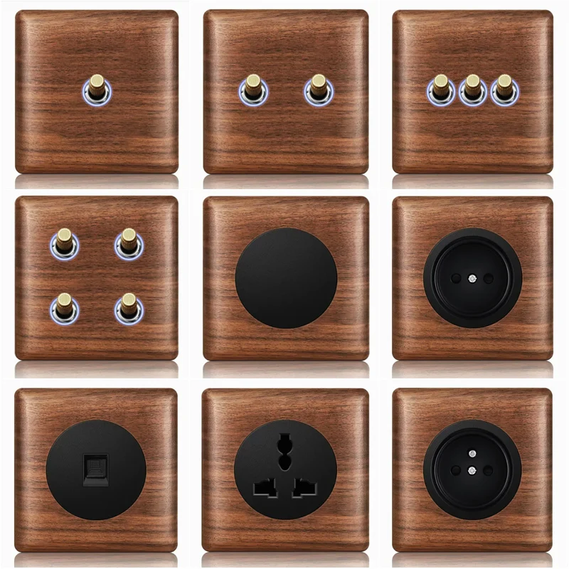 T & i-ウッドプラグ付き埋め込み電源コンセント,86x8 - Woodworking Zone のレビューと価格