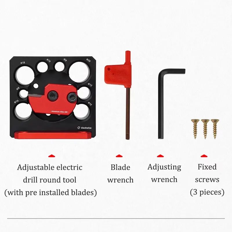 木工用、調整可能な小型電動丸ドリルツール（EE1） - Woodworking Tools のレビューと価格