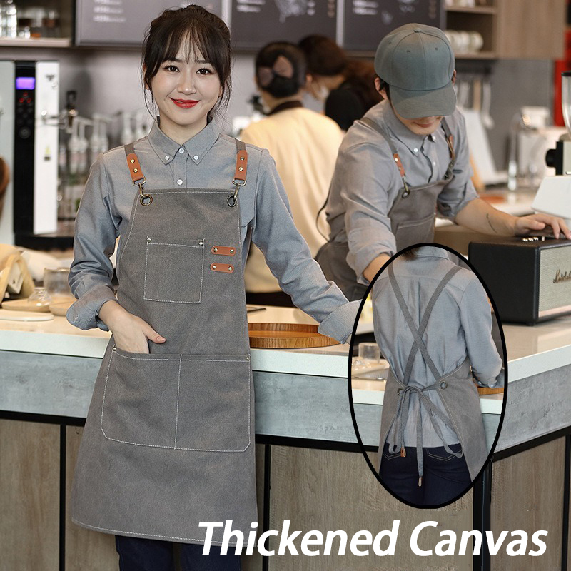 キャンバス防水プロフェッショナルキッチンエプロン木工エプロン - Woodworking Apron のレビューと価格