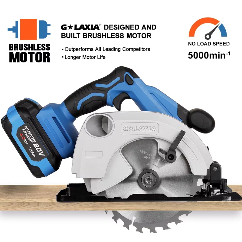 コードレス丸鋸 ハンドヘルド ポータブル リチウムイオン電池 - Woodworking Tools のレビューと価格
