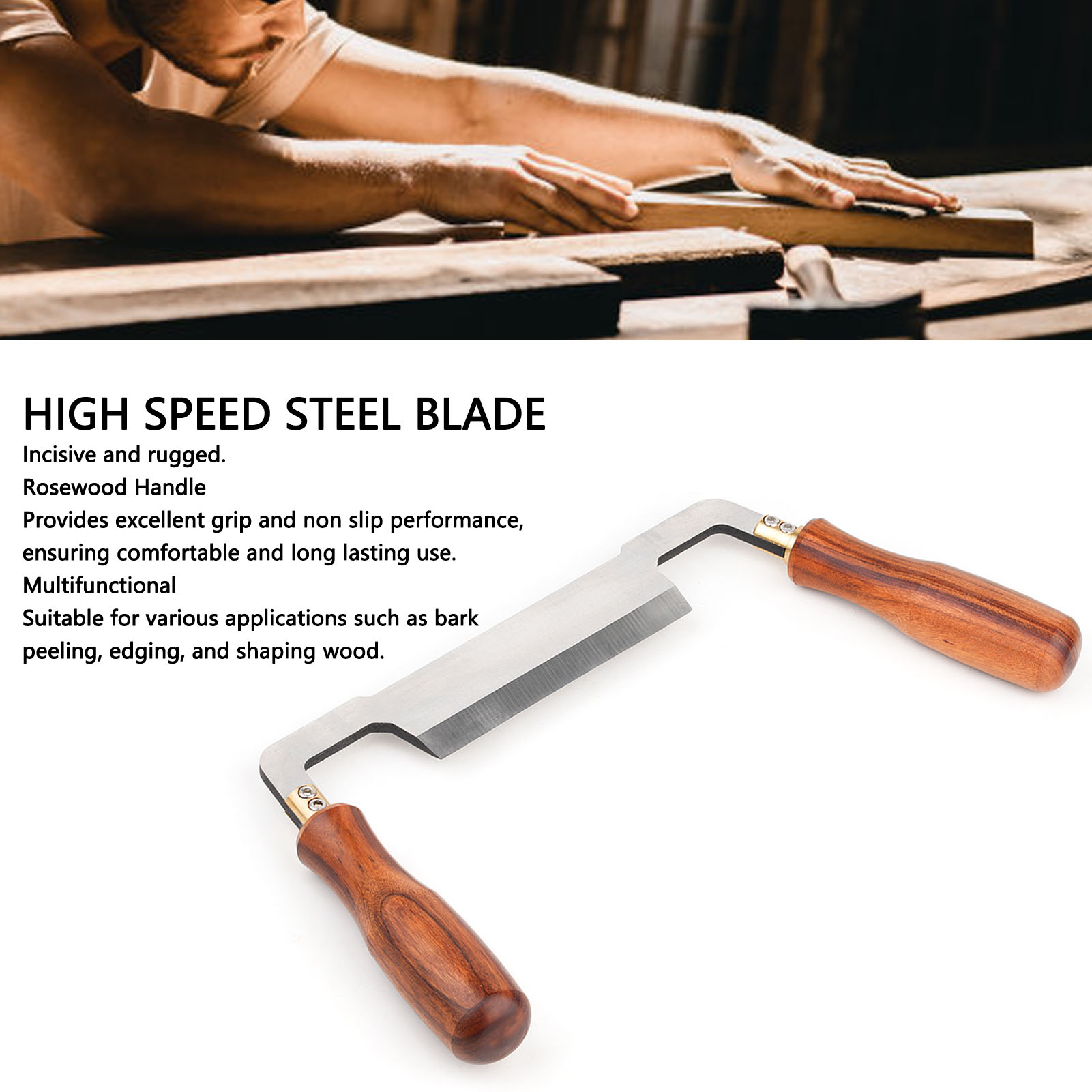 ドローシェーブツール 高速度鋼 快適な滑り止めハンドル 多機 - Woodworking Project Plans のレビューと価格