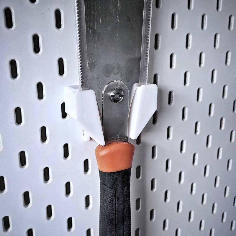日本製プルソーホルダー、Skadisペグボード壁掛け式ハンド - Japanese Pull Saw のレビューと価格