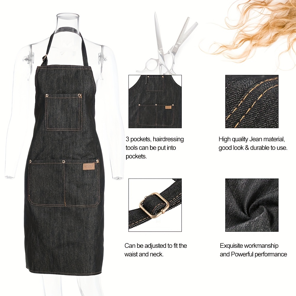 軽量デニムジーンズツールエプロン ポケット付き 防水ワックス - Woodworking Apron のレビューと価格