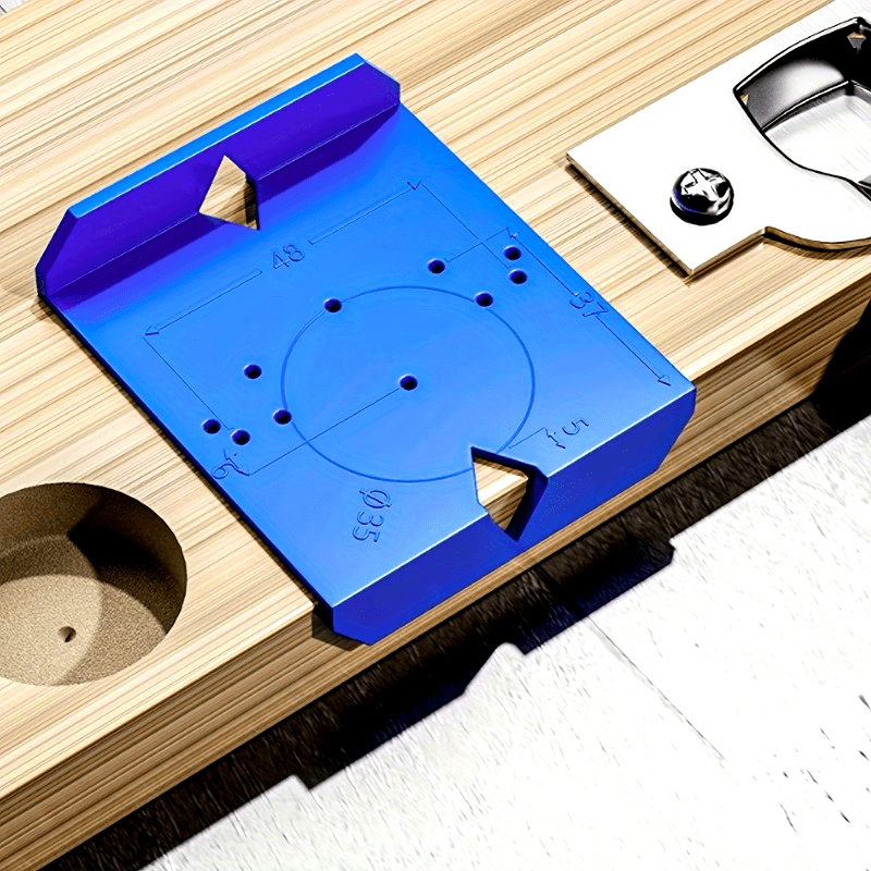 1個入り木工キャビネットドアヒンジ穴位置決めジグ、ABSプラ - Woodworking Project Plans のレビューと価格