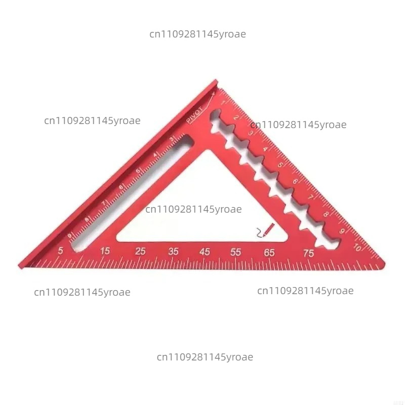 4インチアルミ製三角定規 45/90度 木工用測定・マーキン - Woodworking Tools のレビューと価格