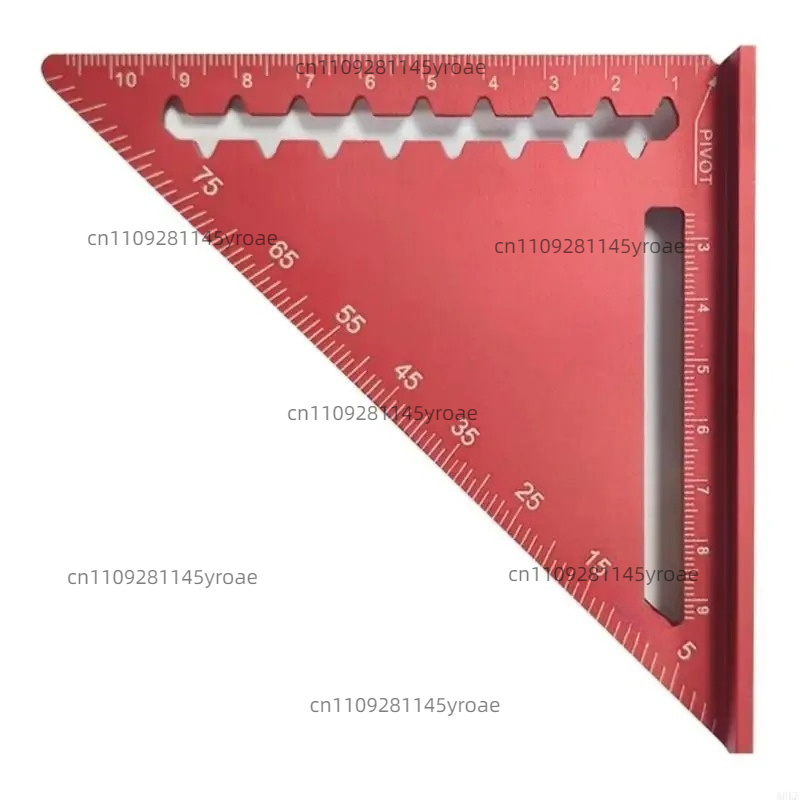 4インチアルミ製三角定規 45/90度 木工用測定・マーキン - Woodworking Tools のレビューと価格