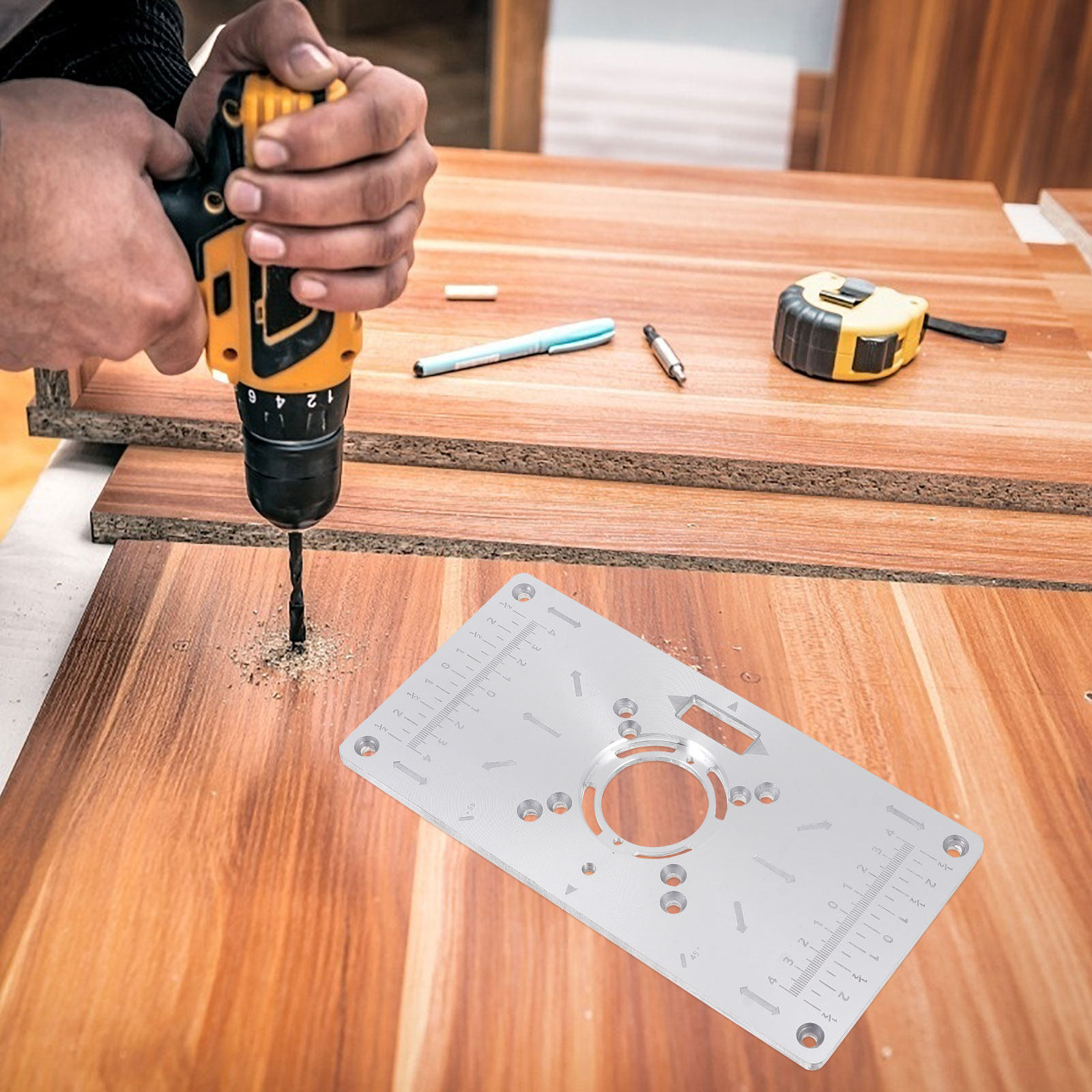 木工用トリミングマシン用、アルミニウム合金製ルーターテーブル - Woodworking Router のレビューと価格