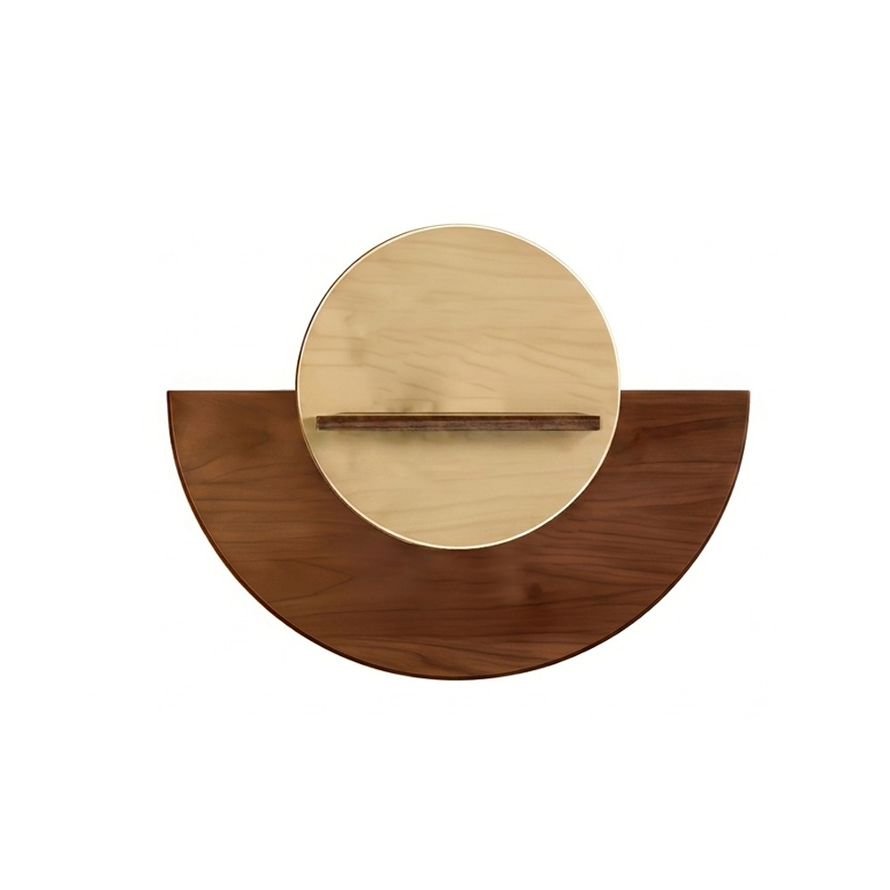 楕円形の木製壁掛けフラワーシェルフ、水耕栽培ディスプレイ、省 - Woodworking Zone のレビューと価格